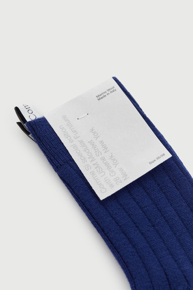 Comme Si x USM The Merino Wide Rib Sock